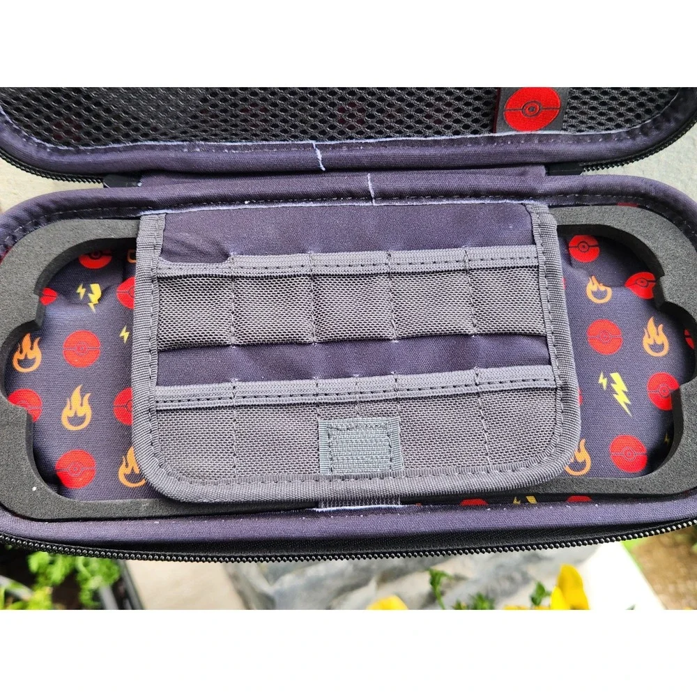 Pokemon Nintendo Switch Lite Case Charizard Pikachu Hard Shell Travel Bag